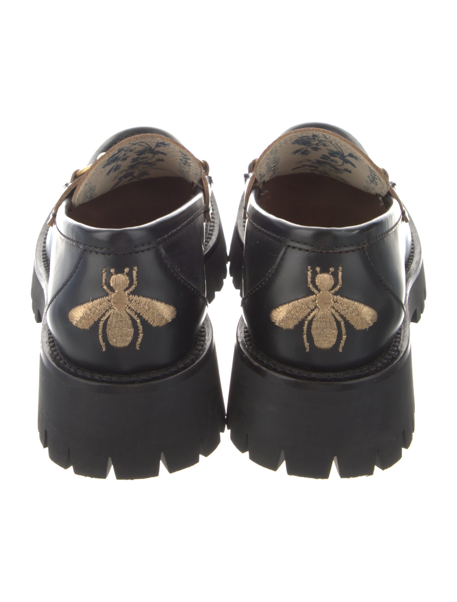 Gucci Horsebit Accent Leather Loafers
